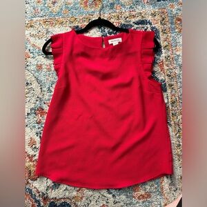 Red dress shirt
